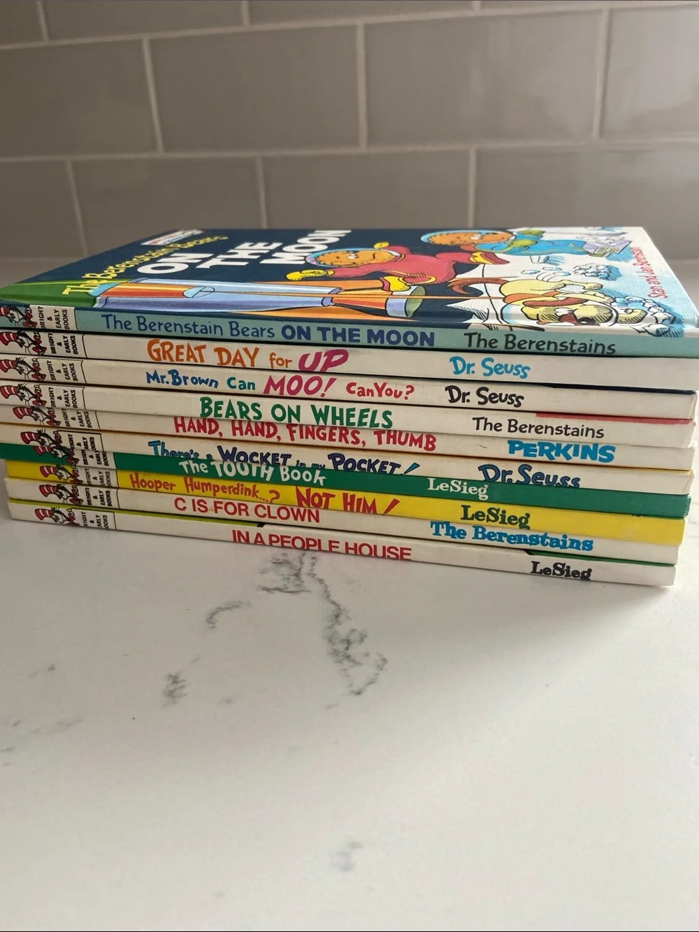 Vintage Dr Seuss Bright & Early Books Lot of 10 Hardcover